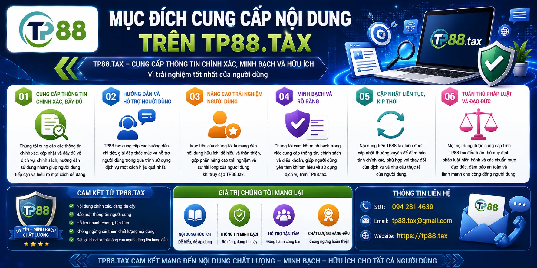 Miễn Trừ Trách Nhiệm TP88 – Phạm Vi Và Giới Hạn Thông Tin 1 Mục đích cung cấp nội dung trên tp88.bet